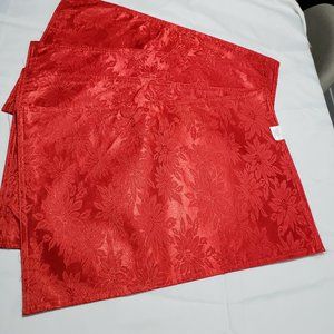 Set of 4, Holiday Placemats
